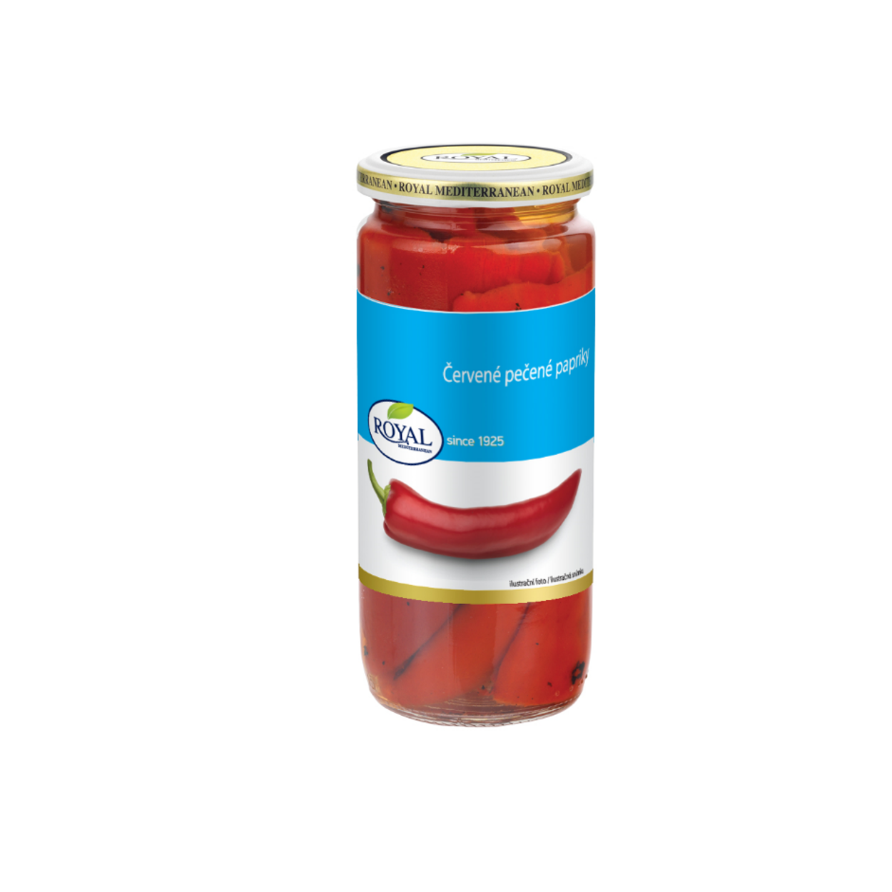 Royal červená pečená paprika